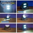 thumbnail image 3 of Bell + Howell Worklight 360 Black 600-Lumen Dual COB Battery-Powered Multi-Position Portable Task Lamp, Wipe Clean, 3 of 6