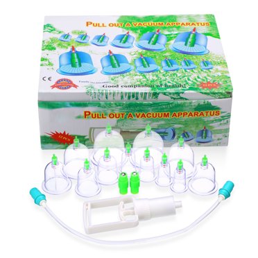 12-Cup Vacuum Cupping Set Professional Biomagnetic Chinese Cupping Therapy Set