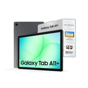 Samsung Galaxy Tab A11+ (Plus) 5G Wi-Fi + Cellular | 256GB + 8GB RAM – Brand New | 11” inch 90Hz LCD Display |7040 mAh Battery, 8MP Camera | International Version Unlocked Tablet | SM- X236