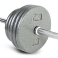 thumbnail image 2 of CAP Barbell Standard 1-Inch Cast Iron Weight Plate, 10 lb, Single, Grey, 2 of 4