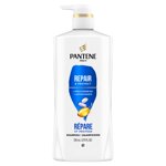 Pantene Shampooing, Réparation et Protection pour cheveux endommagés et blanchis, Nettoyage doux, Cheveux démêlés, sans danger pour les cheveux traités de couleur