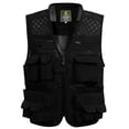 thumbnail image 2 of Mens Summer Outdoor Work Safari Fishing Travel Photo Vest with Pockets, 2 of 21