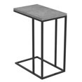 thumbnail image 1 of Safdie & Co. Table D'Appoint 20L En Forme De C Ciment Foncé Métal Noir, 1 of 4