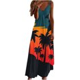 thumbnail image 2 of EGNMCR Robes d'Été Femmes Tendance 2024 Robe Imprimée à Bretelles Dos Nu pour Femme Printemps/été, 2 of 5