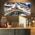 thumbnail image 1 of The Paris Paris Eiffel TowerView from Ground - Cityscape Canvas Print, 1 of 3