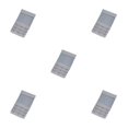 thumbnail image 2 of Baohd Extension Strap Bra Extender Buckle 3 Rows 3 Hooks Women Multicolor Lengthened Band Lingerie Replacement Intimates silver gray 5Set, 2 of 6