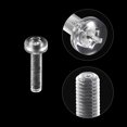 thumbnail image 4 of Unique Bargains M2x10mm Plastic Phillips Bolts PC Pan Head Machine Screws Transparent 50 Pack, 4 of 5