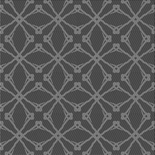 Ahgly Tapis d'Intérieur Lavable en Machine Carré Transitionnel Gris Platine, 7 Pieds Carré