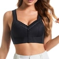 thumbnail image 1 of MIASHUI Bras for Women Front Side Buckle Lace Edge without Steel Ring Movement Seamless Gathering Adjustment Yoga Sleep Large Bra, 1 of 5