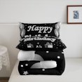 thumbnail image 4 of Silver Bedding Happy Birthday Comforter Set, Birthday Party Decorations Bedding Comforter Sets, Cute Balloons Star Garland Princess Bedding Set With 1 Pillow Case (Twin, 2Pcs), 4 of 6