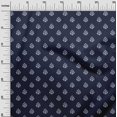 thumbnail image 2 of oneOone Cotton Silk Fabric Floral Block Printed Fabric 1 Yard 42 Inch Wide, 2 of 4