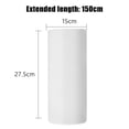 thumbnail image 2 of MYG Portable Air Conditioner Exhaust Hose Vent 6 Inch Diameter 1.5M Extendable Steel Wire Duct Hose for AC Unit Window Kit Replacement Part White Flexible PP Material, 2 of 10