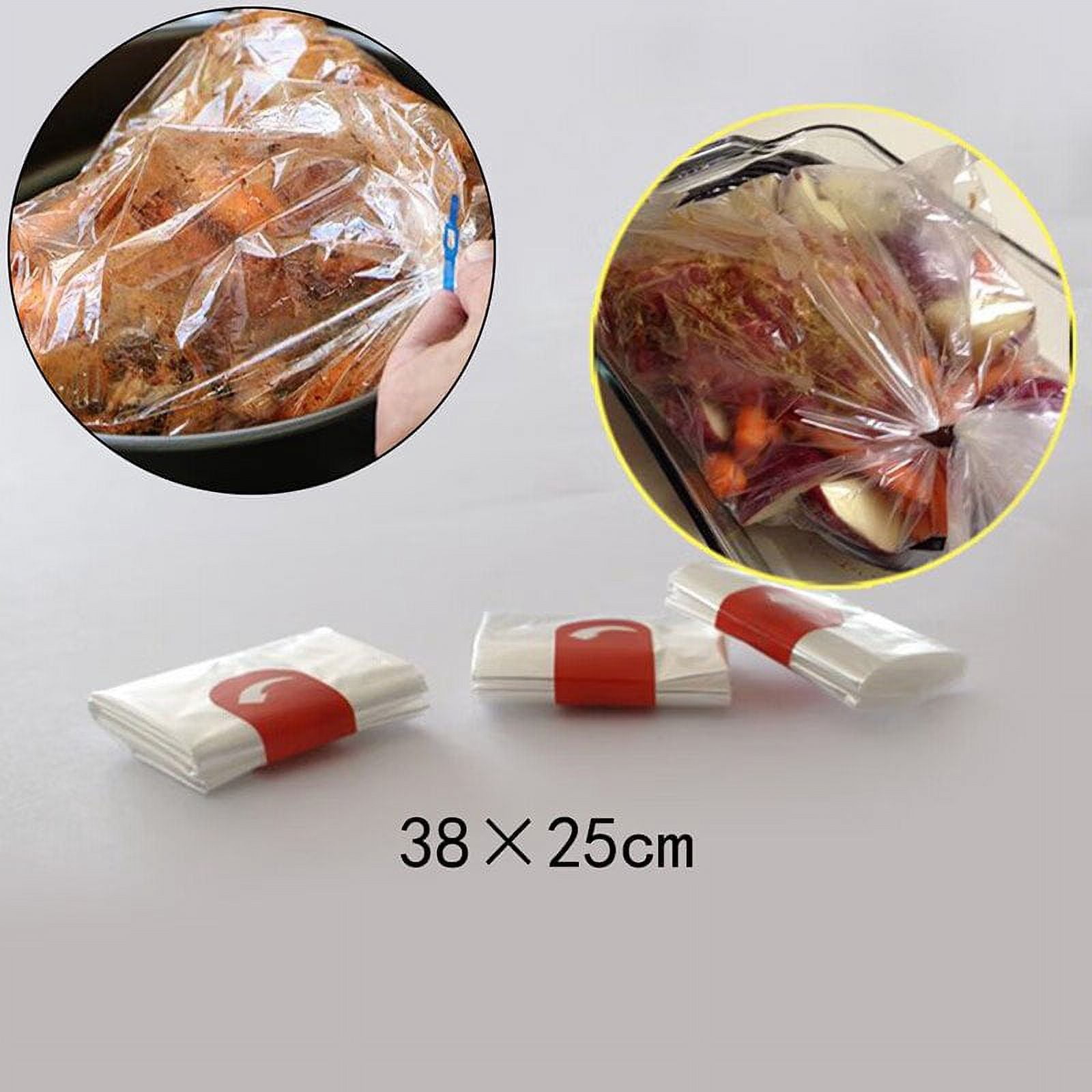 MesaSe 10PCS Heat Resistance Nylon-Blend Slow Cooker Liner Roasting Turkey Bag