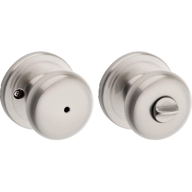 Troy Matte Front Door Knob with Lock and Key Exterior/Interior Door Handles with Lock Keyed Entry Door Knobs for Front Door Bedroom Bathroom & Office Traditional Home Décor
