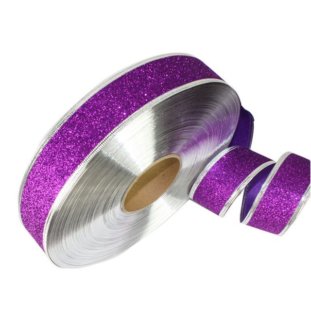 Christmas Decorations Ribbon 200*5cm High-grade No Pattern Onion Powder