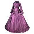 thumbnail image 3 of UPPADA Liquidation Robes d'Invitée de Mariage pour Femmes Hiver Robe à Manches Longues Grande Taille Robe Évasée Robe Maxi de Cocktail pour Femmes Robes de Soirée Ajustées Robes Élégantes Grande Taille, 3 of 5