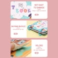 thumbnail image 5 of Livre Calme pour Enfants B Compétences de Réflexion Activités d'Apprentissage Préscolaire Résolution de Problèmes Autocollant Réutilisable Jouet Éducatif de Voyage Livre d'Activités Montessori pour Tout-Petits, 5 of 5