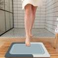 thumbnail image 1 of PpgejGEK Crystal Velvet Bathroom Rug 20 x 31 Inch Super Absorbent Rubber Backing Non Slip Washable for Shower Tub Laundry Kitchen, 1 of 5