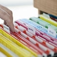 thumbnail image 5 of Unique Bargains Onglets de Chemises 3 Pouces avec Inserts, Plastique Transparent, 50 Unités, 5 of 5