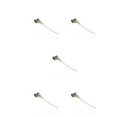 thumbnail image 2 of yingyy Model Railway Lamp Outdoor 1:87 Scale Streetlight Building LED Park Light Garden Yard Building Layout Decorations Type B Green 5Set, 2 of 6