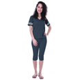 thumbnail image 1 of Moomaya Ensemble de Nuit Uni pour Femmes avec Capri en Coton Tenue de Nuit 2 Pcs Chemises de Nuit-R9X, 1 of 6