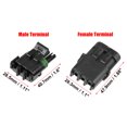 thumbnail image 4 of Unique Bargains 5 Kit 3 Pin Way Waterproof Electrical Connector Series Terminal 12 AWG Connectors Housing Terminals Sealed Wire for Car, 4 of 7