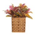 thumbnail image 4 of Panier en bambou avec citrouilles et fleurs, 4 of 4