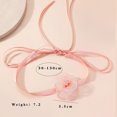thumbnail image 4 of LinYooLi Collier Ras du Cou Fleuri pour Femmes Collier Gothique Floral à Lacets Collier Rose Long Collier en Velours pour Mariage Fête d'Été, 4 of 6