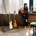thumbnail image 3 of Multi Guitar Stand Rack, Folding Multiple Guitars Stand, Portable Guitar Holder, Guitar Display Holder for Guitar & Bass, Studio & Home  (5 Holder/7 Holder), 3 of 6