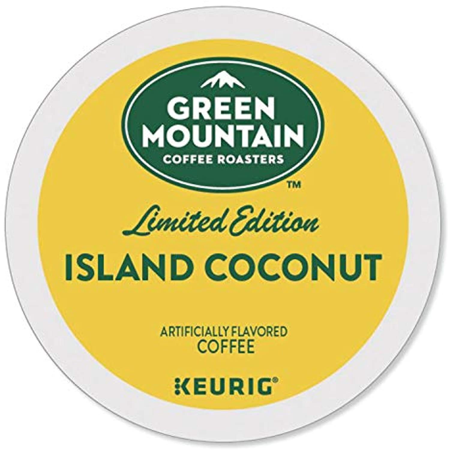 Green Mountain Coffee Island Coconut K-Cups Coffee 72 Count