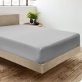 thumbnail image 2 of Bare Home 100% Organic Cotton Fitted Sheet - Percale Weave, 2 of 5