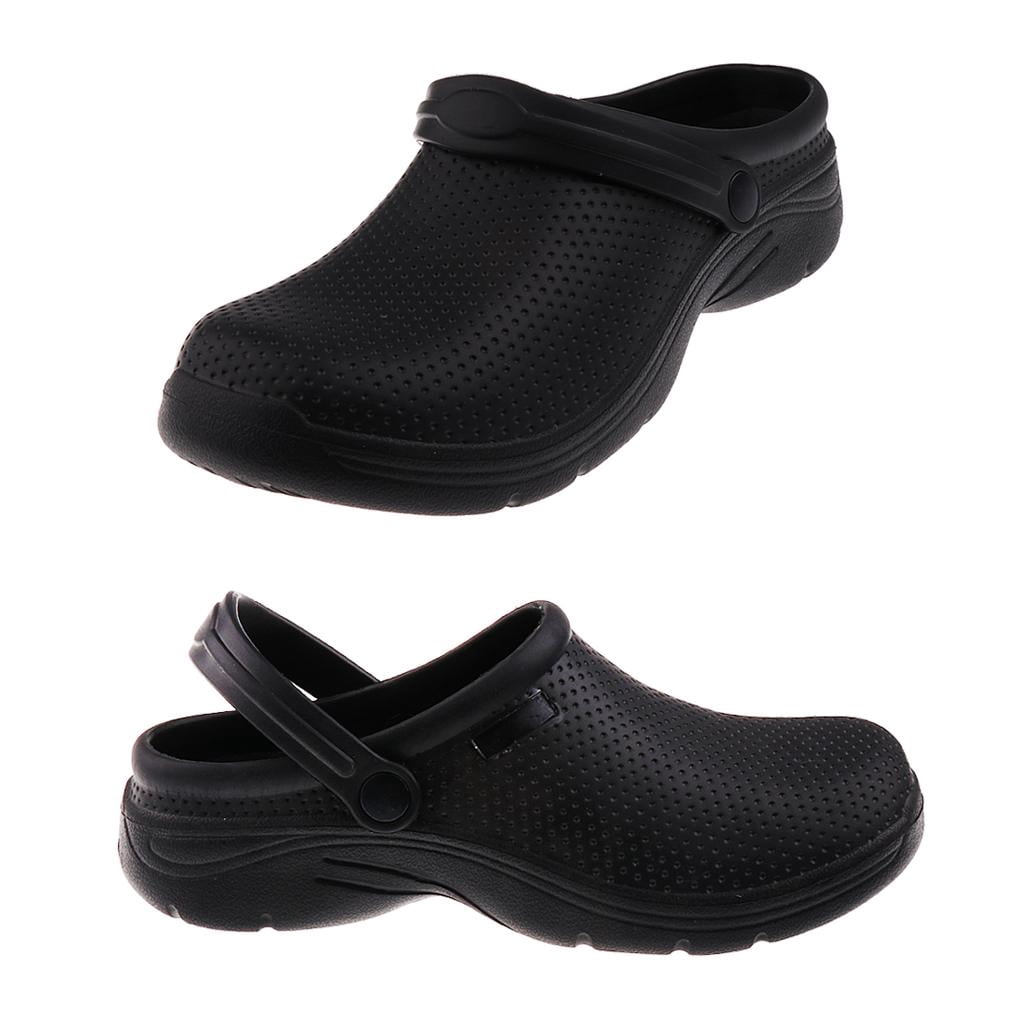 Professional Unisex Slip Resistant Work Clog Shoes Black EU black EU 38