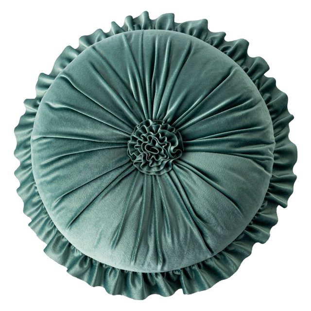 LCXmlly Throw Pillow Seat Pillow Ruffle Super Soft Comfortable Touch Full Filling Elastic Decorative Round Office Nap Back Support Plush Pillow Home