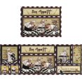 thumbnail image 1 of Waykingo Chef Kitchen Red Runner Rugs (2 Count), 1 of 5