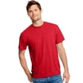 thumbnail image 1 of Hanes T-Shirt de Performance Tri-Mélange X-Temp Fresh IQ pour Hommes, TG, Rouge Foncé Chiné, 1 of 3