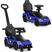 Step2 Wisper Ride – Voiture Porteur Bleue Avec Barre De Poussée Pour Enfants Dès 1,5 An