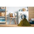 thumbnail image 2 of Ahgly Company Tapis Rond Lavable en Machine Intérieur Transitionnel Jaune Foncé Vert, 6 Pieds Rond, 2 of 7