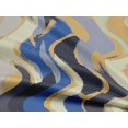 thumbnail image 5 of oneOone Rayon Medium Blue Fabric Geometric Sewing Craft Projects Fabric Prints By Yard 56 Inch Wide-1F, 5 of 5