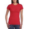 thumbnail image 1 of Gildan T-Shirt Softstyle pour Femmes, P, Rouge, 1 of 2
