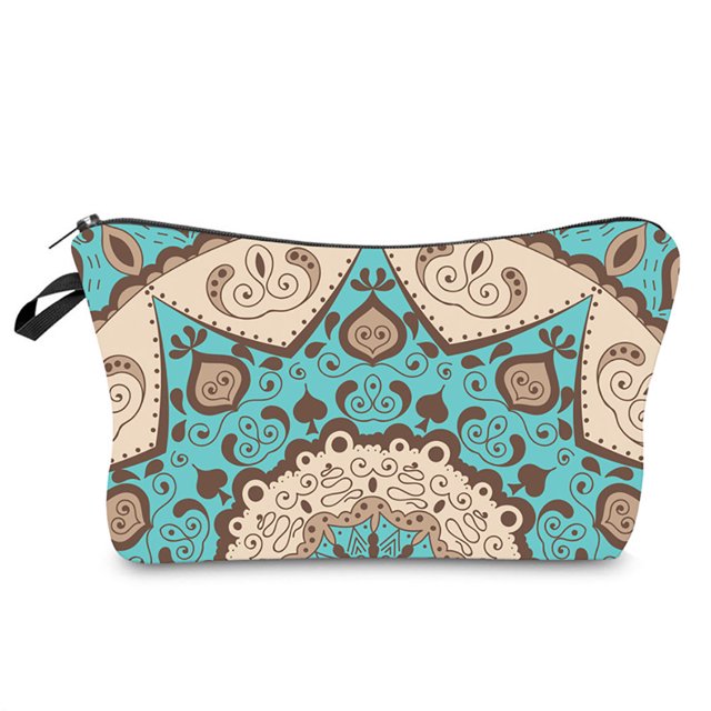 Trousse de Maquillage Femme Créative Mode multi-Usage Trousse de Toilette Pochette