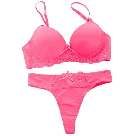 FhsagQ Lingerie for Women Crotchless Bodysuit Lingerie Bra Padded Lace Ladies Knicker Push up Women's Bras Set Underwear Womens Lingerie Plus Size Set Women's Lingerie Crotchless Panties 80A