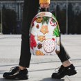 thumbnail image 2 of Xecao Christmas Gingerbread Cookies Pattern Backpack for Students Lightweight School Bag with Water-Resistant Fabric Ergonomic Straps for Travel or Daily Use, 2 of 6