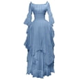 thumbnail image 2 of UPPADA Liquidation Robes d'Invitée de Mariage à Manches Évasées pour Femmes Robe de Cocktail Chic Robes de Bal d'Hiver Robes de Cocktail Formelles Robe Blanche Chic, 2 of 6