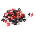 thumbnail image 1 of Unique Bargains 60pcs 30mm Pre-Insulated Multimeter Test Work Alligator Clip Clamp Connector, 1 of 3