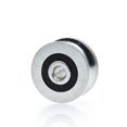 thumbnail image 1 of 4pcs 6x30x14 Mm U-type Rolling Wheel ,grooved Bearing Pulley Track Guide Wheel/wire Rope Overhead Crane ,Work Smooth and Silent, 1 of 4