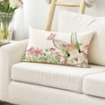 thumbnail image 1 of Bdday Easter Lumbar Pillow Covers 11.81x16.68 He Is Risen Spring Bunny Throw Religious Pillows Case Decorative Linen Throw Pillow Covers For Couch Home, 1 of 8