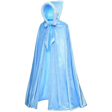 Cape à Capuche pour Enfants en Velours, Cape pour Filles, Fête, Halloween, Costume de Princesse, Déguisement