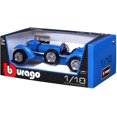 thumbnail image 4 of Bburago 12062bl 1934 Bugatti Type 59 Bleu 1/18 Voiture Miniature Moulée sous Pression par Bburago, 4 of 4