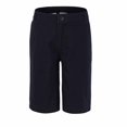 thumbnail image 1 of Bienzoe Boy's School Uniforms Flat Front Bermuda Shorts Khaki 4, 1 of 2