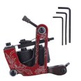 thumbnail image 1 of HLONK Machine Professionnelle de Tatouage en Alliage Bobines Doublure Shader Machine de Tatouage Pistolet Rouge, 1 of 8